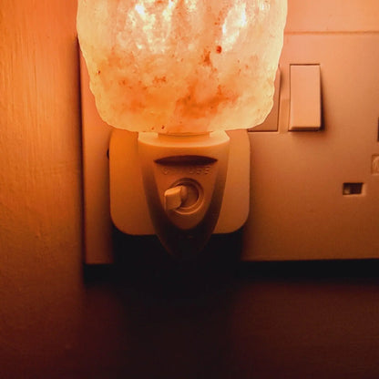 Himalayan Salt Wall Lamp Plug in Night Light Air Purifier Ball , Hart & Natural - DynamicDrop Hub