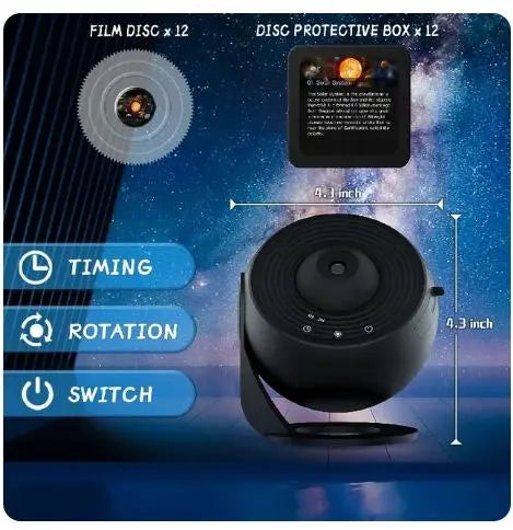 LED Galaxy Projector 360° Night Light - DynamicDrop Hub