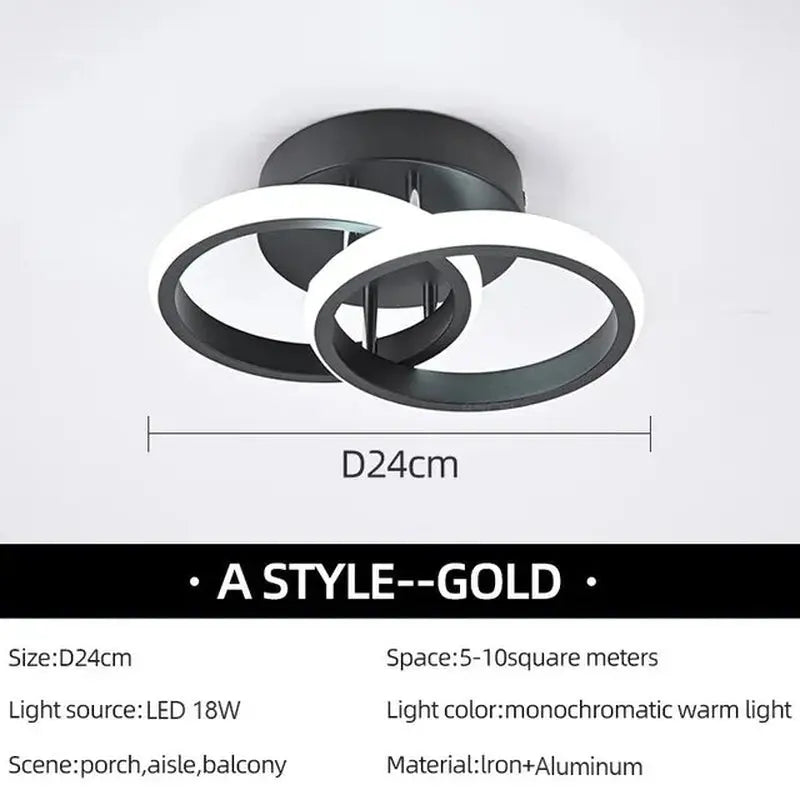 LED Surface-Mounted Aisle Ceiling Lights - Nordic Home Lighting - DynamicDrop Hub