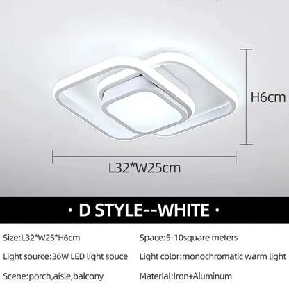 LED Surface-Mounted Aisle Ceiling Lights - Nordic Home Lighting - DynamicDrop Hub