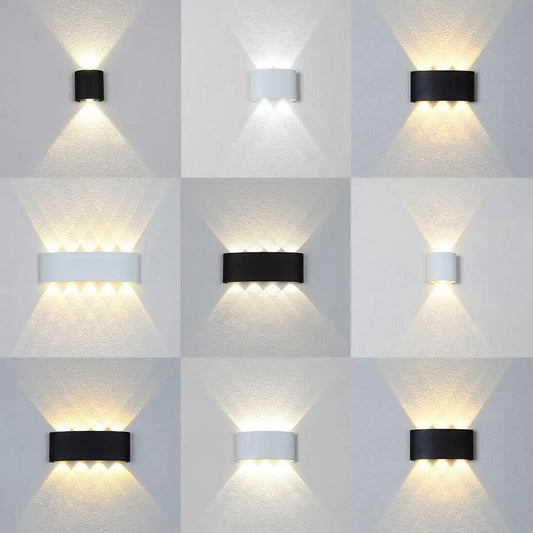 LED Wall Lamp - Waterproof Design for Bedroom and Outdoor Lighting - DynamicDrop Hub