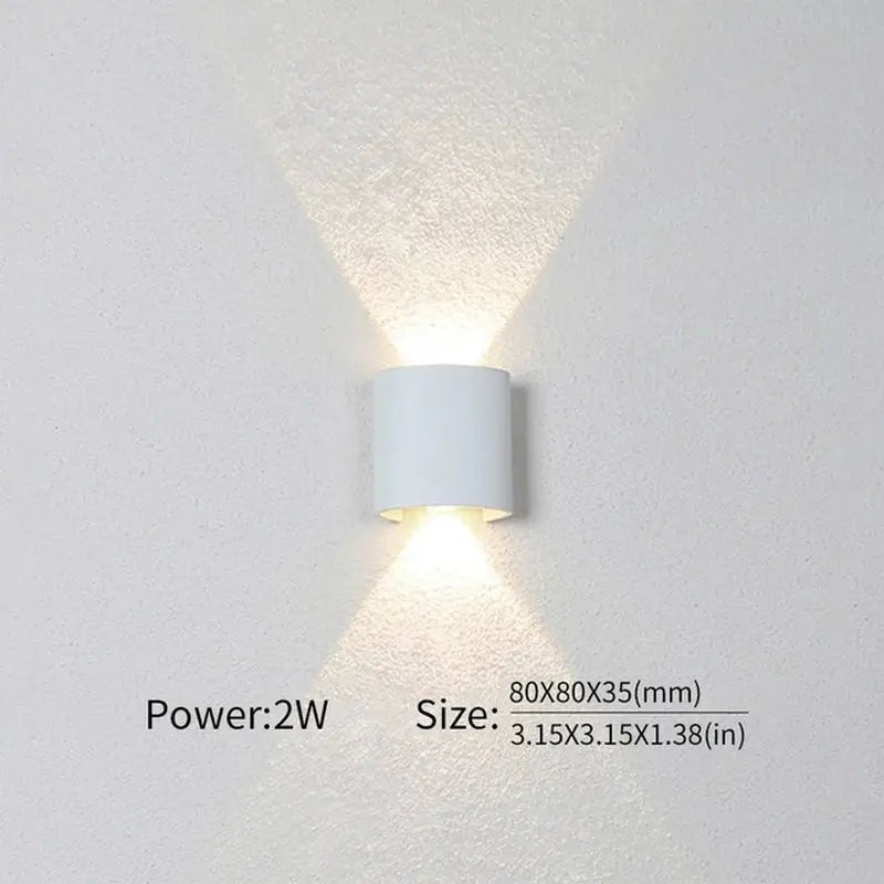 LED Wall Lamp - Waterproof Design for Bedroom and Outdoor Lighting - DynamicDrop Hub