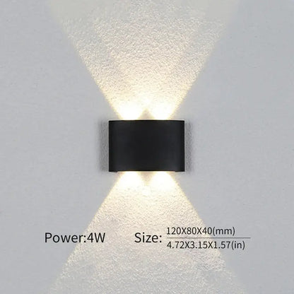 LED Wall Lamp - Waterproof Design for Bedroom and Outdoor Lighting - DynamicDrop Hub