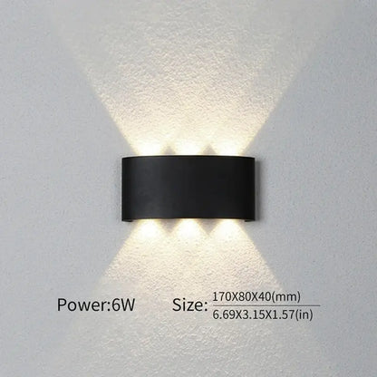 LED Wall Lamp - Waterproof Design for Bedroom and Outdoor Lighting - DynamicDrop Hub