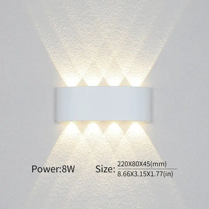 LED Wall Lamp - Waterproof Design for Bedroom and Outdoor Lighting - DynamicDrop Hub