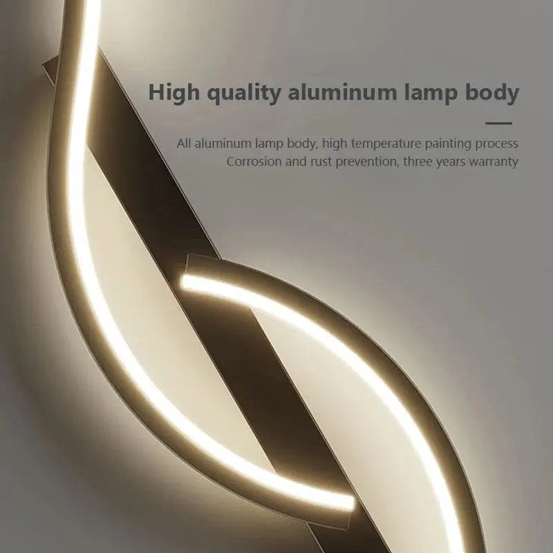 Long Strip LED Wall Sconce - Minimalist Indoor Lighting Fixture - DynamicDrop Hub