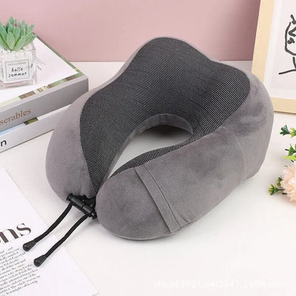 Memory Foam U Shaped Travel Pillow Neck Support Soft Head Rest Car Plane Cushion - DynamicDrop Hub