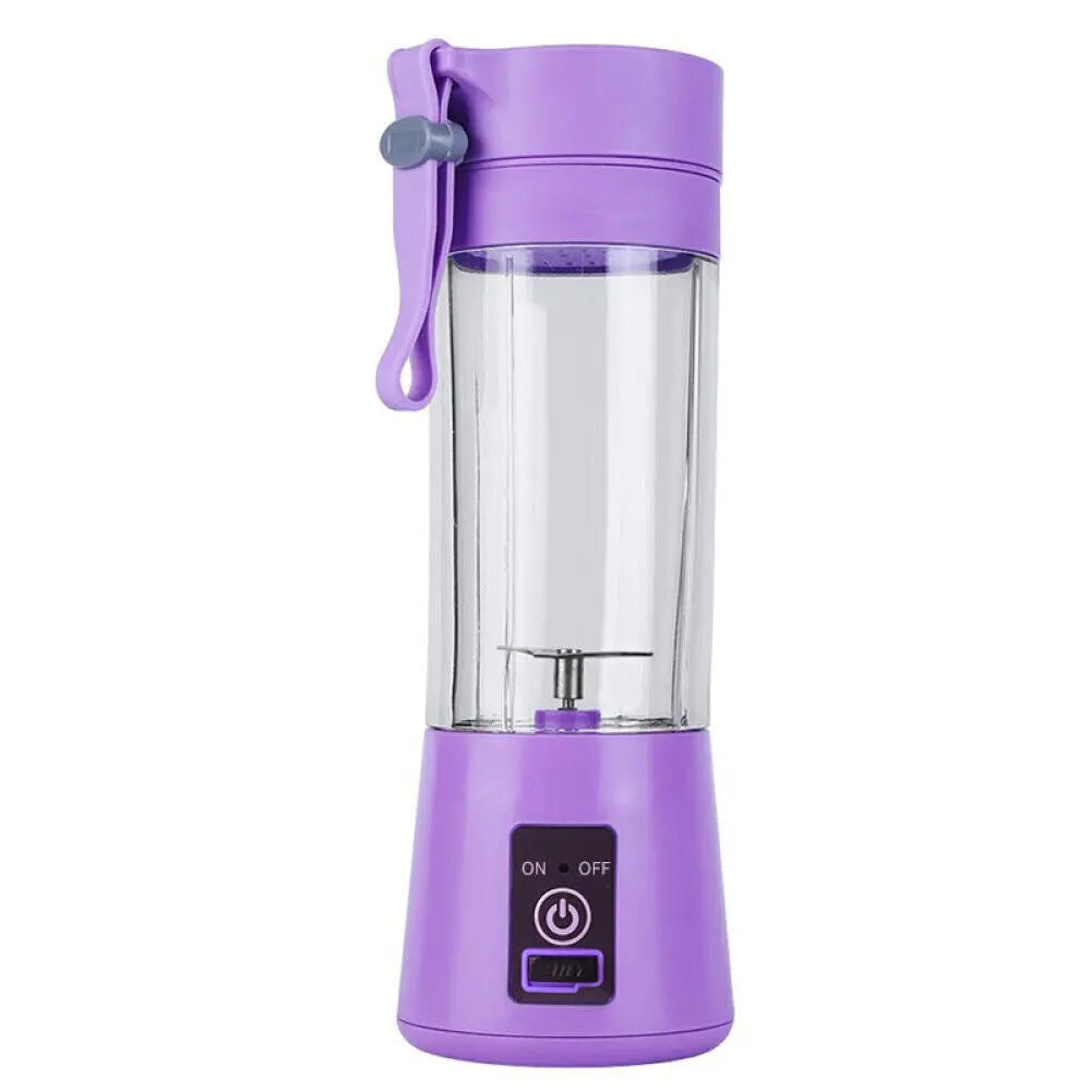 Mini Portable Electric Juice Maker Blender Smoothies Juicer Fruit Machine 380ML - DynamicDrop Hub