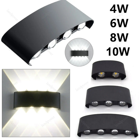 Modern LED up down Wall Lights Lighting Fixture Outdoor Indoor Lamp Lighting UK - DynamicDrop Hub