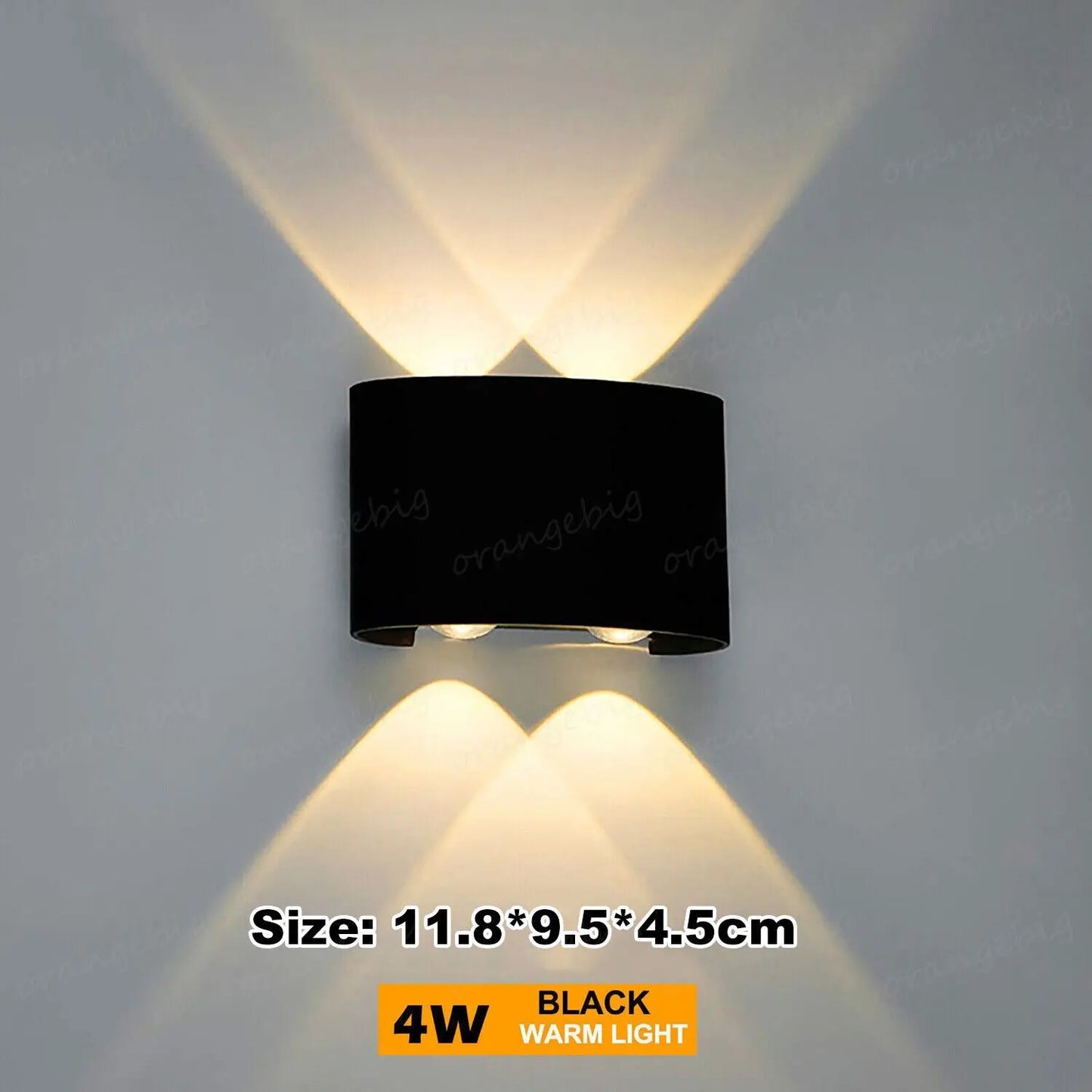 Modern LED up down Wall Lights Lighting Fixture Outdoor Indoor Lamp Lighting UK - DynamicDrop Hub