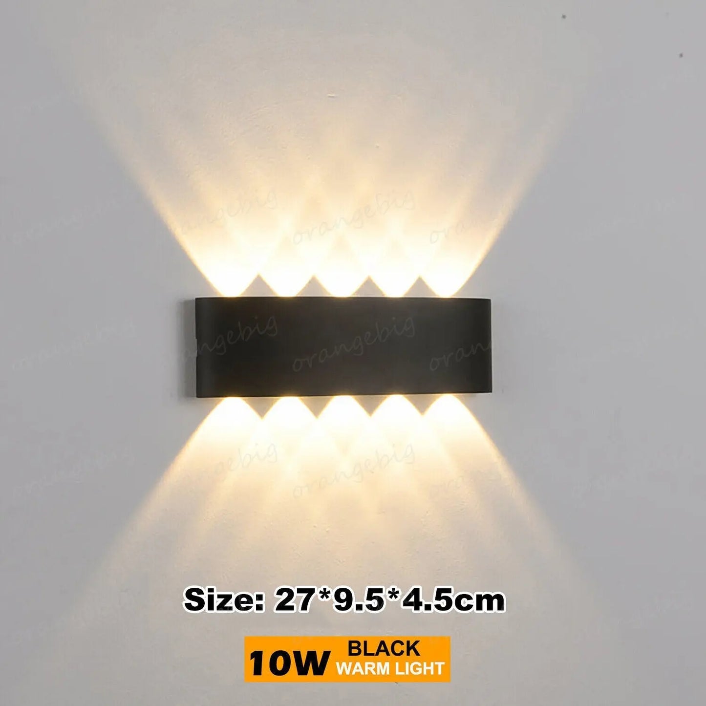 Modern LED up down Wall Lights Lighting Fixture Outdoor Indoor Lamp Lighting UK - DynamicDrop Hub