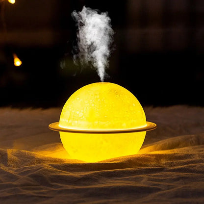 Moon Aroma Diffuser, Ultrasonic Mini Air Humidifier - Mist Make and LED Light - DynamicDrop Hub