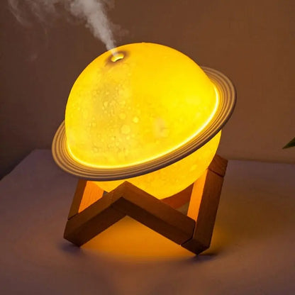 Moon Aroma Diffuser, Ultrasonic Mini Air Humidifier - Mist Make and LED Light - DynamicDrop Hub