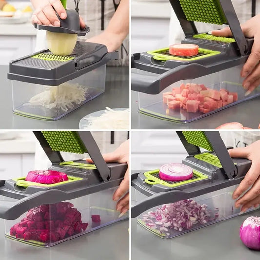 Multifunctional Vegetable Chopper - DynamicDrop Hub