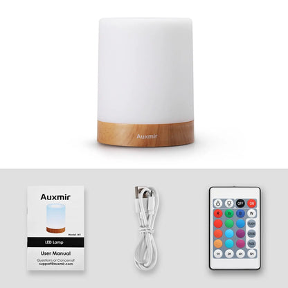 Night Light LED Touch Bedside Table Lamp Multi-Color Dimmable Chargeable - DynamicDrop Hub
