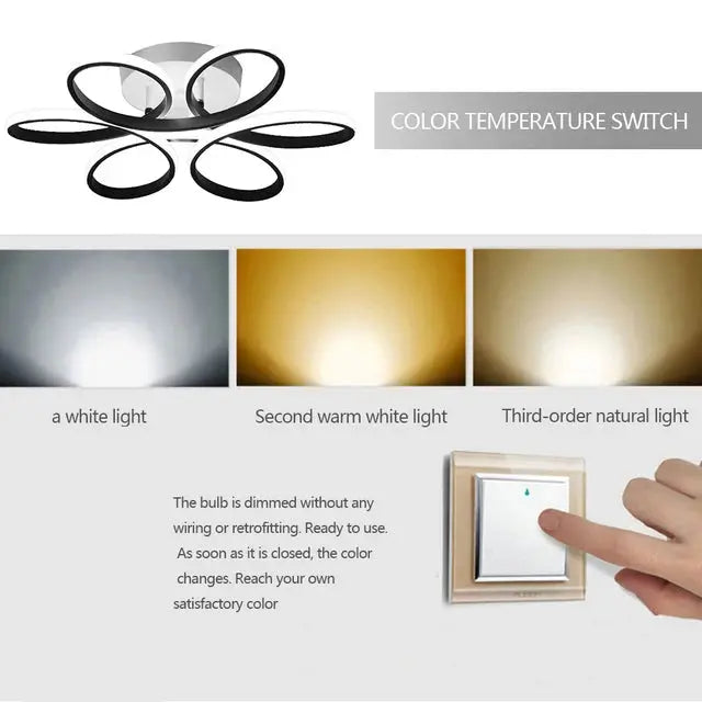 Nordic Luxury Pendant Chandelier Light Hanging Lamp LED Ceiling Lights for Bedroom Bedside Home Decoration Chandelier Light - DynamicDrop Hub