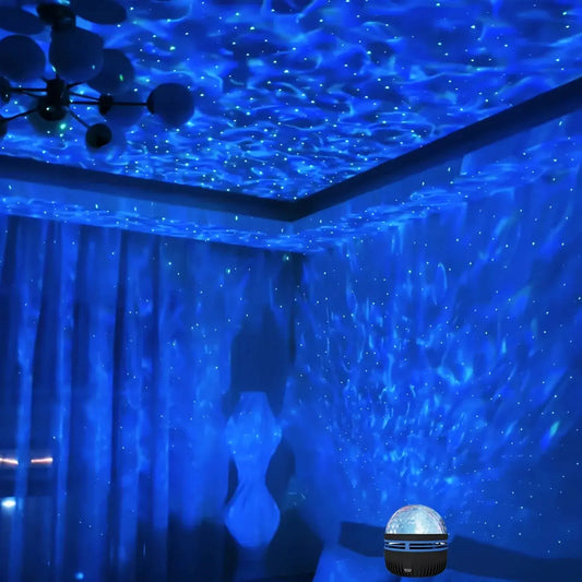 Ocean Wave Projector,With 7-Colors Patterns & Remote Control,Usb Powered - DynamicDrop Hub