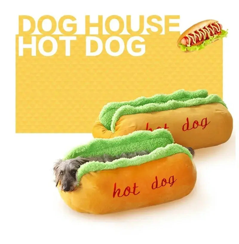 Pet Bed Hot Dog House Lounger Bed Kennel Mat Soft Fiber Pet Dog Puppy Warm Removable Washable Waterlon for Cats - DynamicDrop Hub