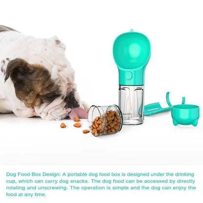 Pet Dog Water Bottle Travel Portable Drinking Water Dispenser with Poo Bags - DynamicDrop Hub