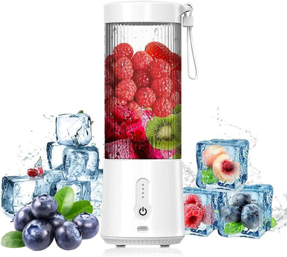 Portable Blender Juicer Cup, Bpa-Free USB Rechargeable Fruit Smoothie Mixer - DynamicDrop Hub