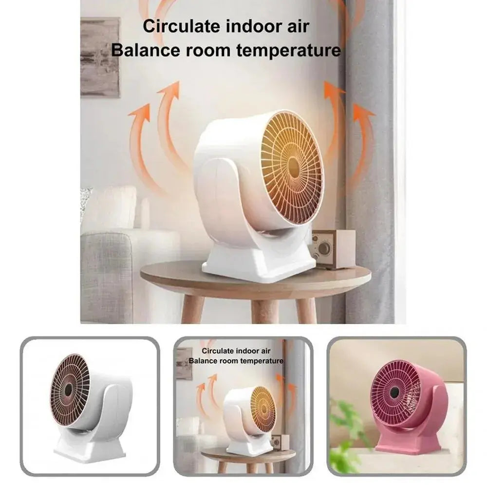 Portable Electric Heater Low Noise Air Heater Fast Heating Mini Desktop Fan Heater Winter Heating Warmer for Home Office Room - DynamicDrop Hub