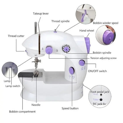 Portable Electric Sewing Machine for Beginners - Your Ultimate DIY Home Sewing Companion - DynamicDrop Hub