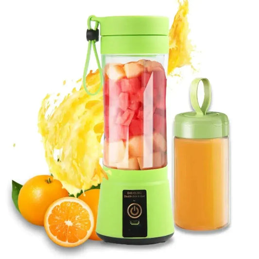 Portable Fruit Juice Blenders Summer Personal Electric Mini Bottle Home USB 6 Blades Juicer Cup Machine for Kitchen - DynamicDrop Hub