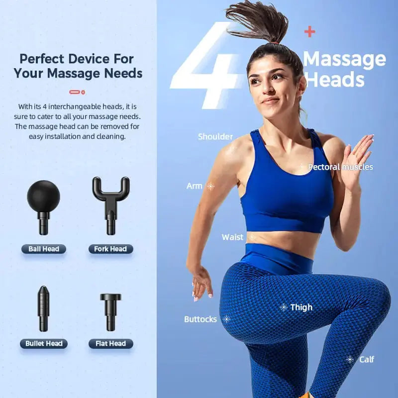 Portable Percussion Massage Gun - DynamicDrop Hub