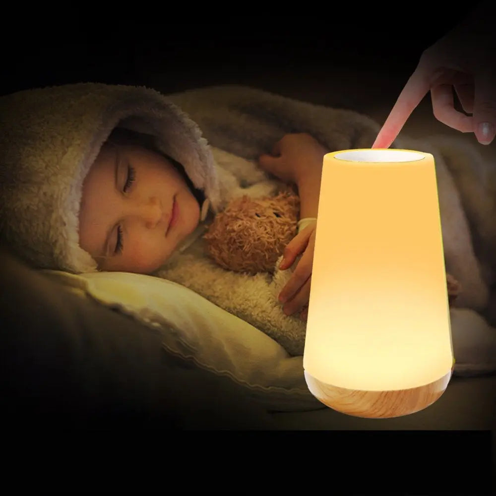 Portable Touch Lamp, Table Bedside Lamps Featuring USB Charging - DynamicDrop Hub