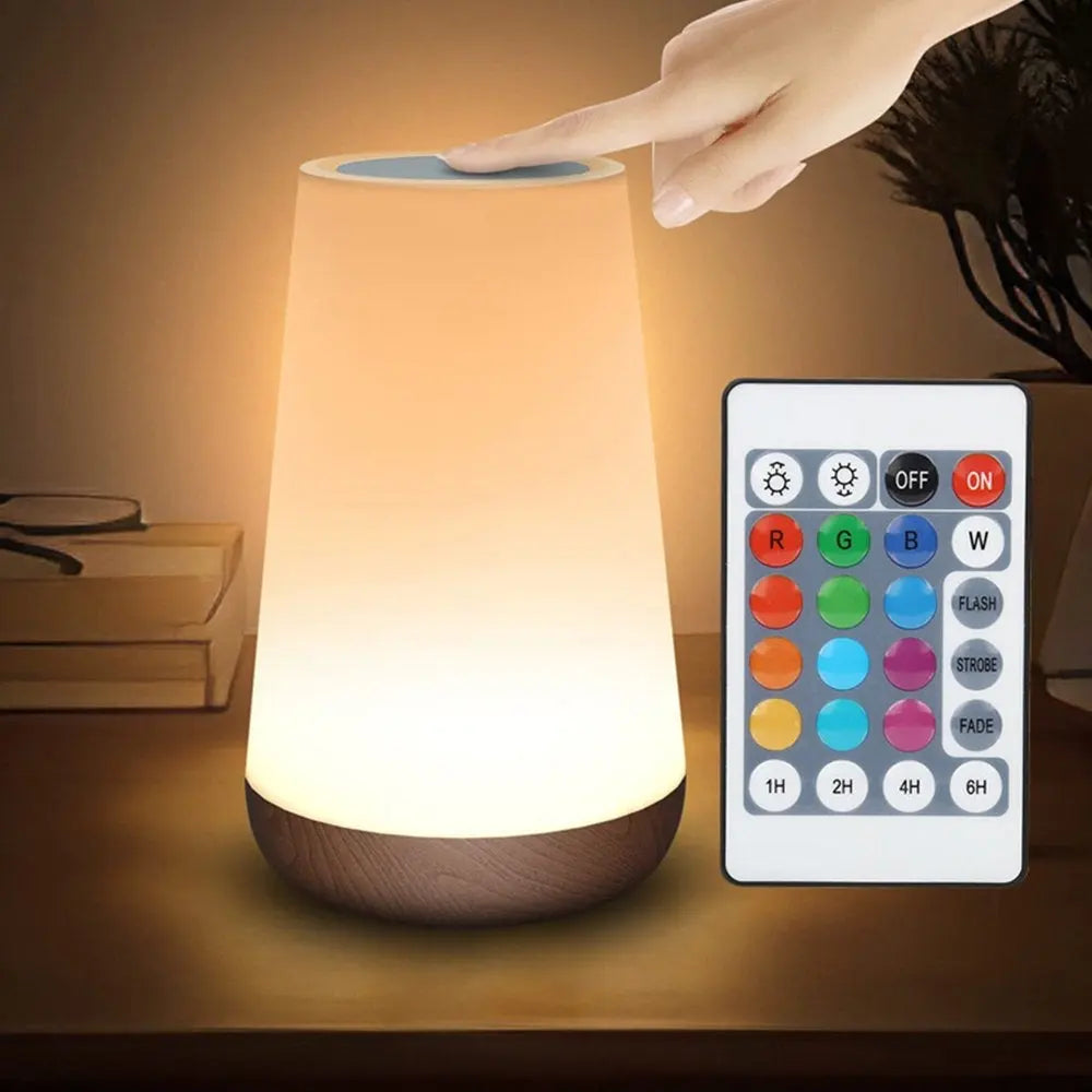 Portable Touch Lamp, Table Bedside Lamps Featuring USB Charging - DynamicDrop Hub