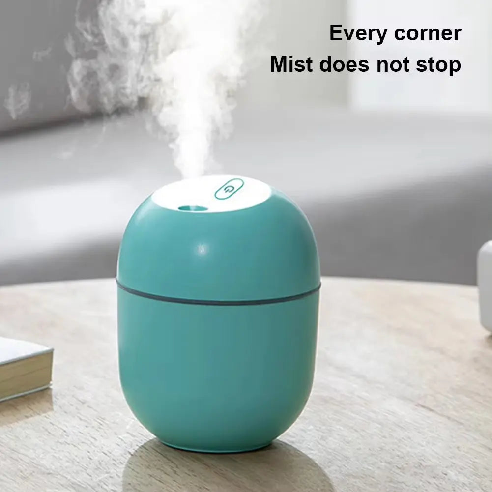 Portable USB Ultrasonic Air Humidifier & Essential Oil Diffuser - Car Purifier with LED Romantic Light - DynamicDrop Hub