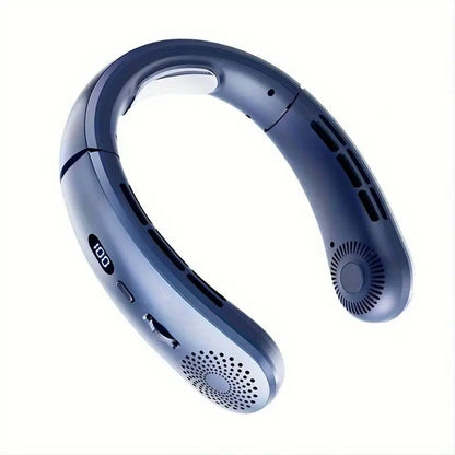 Powerful Silent Portable Neck Fan: Stay Cool Anytime, Anywhere! 🌬️❄️ - DynamicDrop Hub
