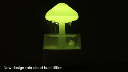 Rain Cloud Humidifier Rain Drop Sound Night Light Aromatherapy Oil Essential - DynamicDrop Hub