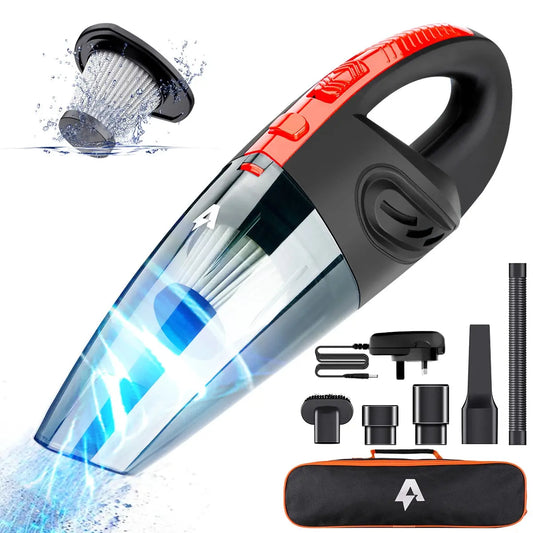 Rechargeable Handheld Home and Car Vacuum Cleaner - DynamicDrop Hub