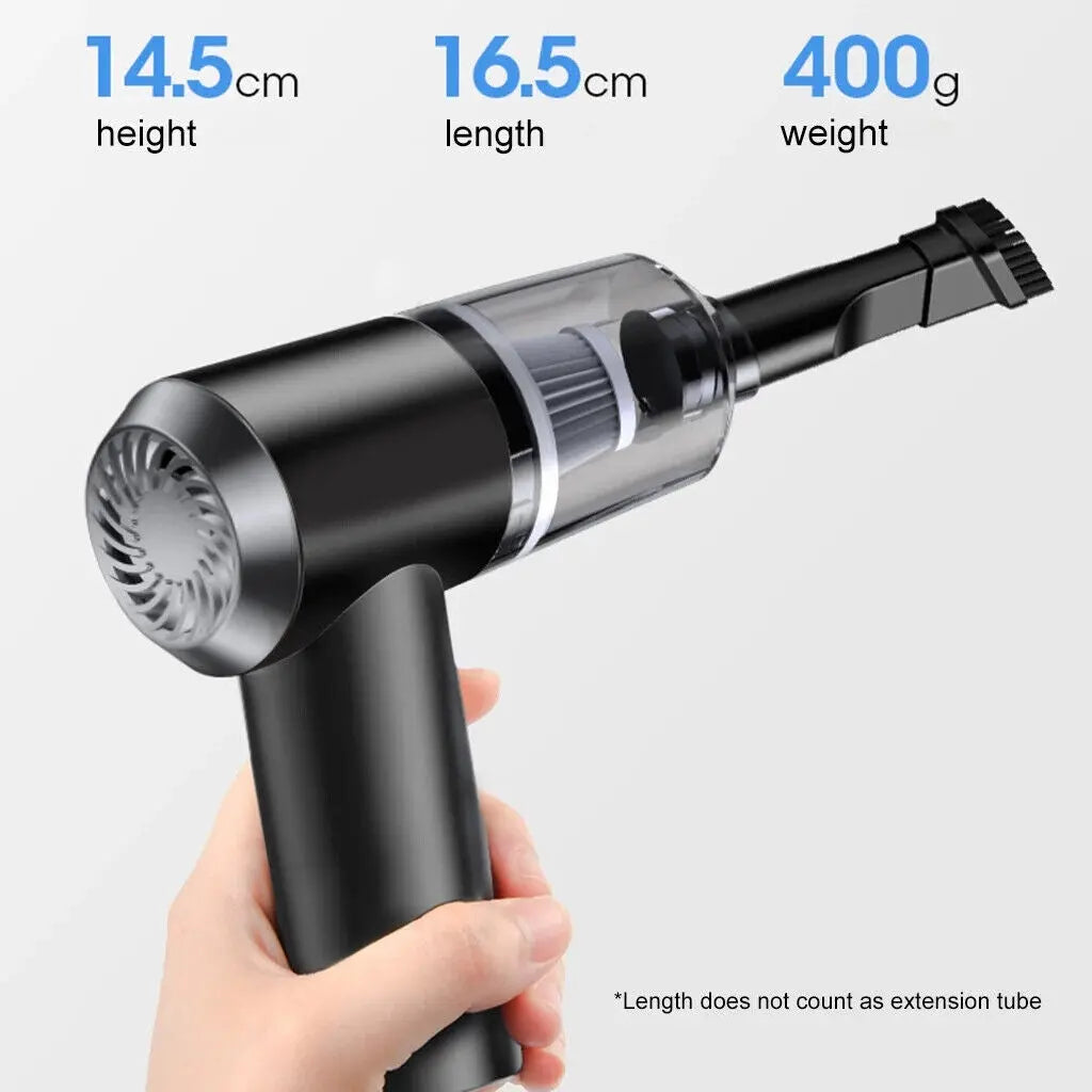 Rechargeable Wireless Vacuum Cleaner Car Handheld Vaccum Mini Power Suction USB - DynamicDrop Hub