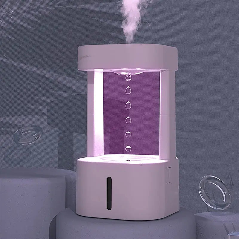 Revolutionary Anti-Gravity Water Droplet Humidifier - Ultra-Quiet, Ultimate Comfort - DynamicDrop Hub