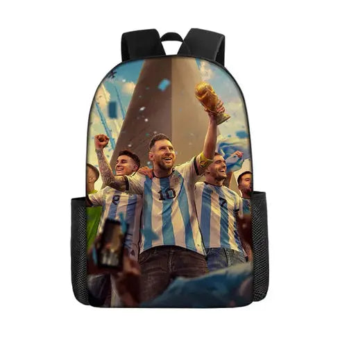 Ronaldo Wallpaper Cr7 Backpack Boys and Girls School Bag Children's - DynamicDrop Hub