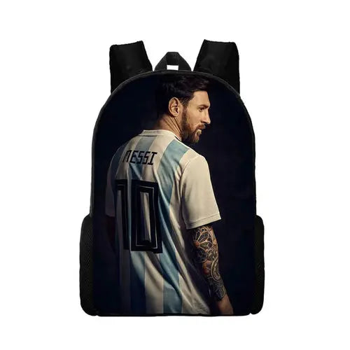 Ronaldo Wallpaper Cr7 Backpack Boys and Girls School Bag Children's - DynamicDrop Hub