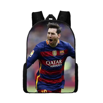 Ronaldo Wallpaper Cr7 Backpack Boys and Girls School Bag Children's - DynamicDrop Hub