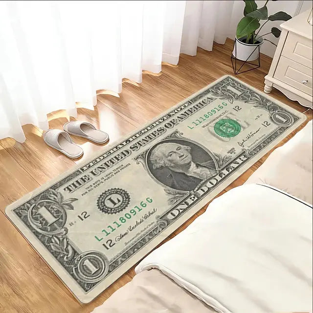 Room Entrance Door Mats Dollar Money Bathroom Rug Welcome Mat Balcony Kitchen Carpet Foot Rugs Bath House Hallway Floor Home - DynamicDrop Hub