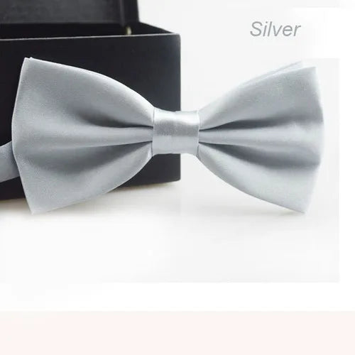 Classic Unisex Bow Tie – Adjustable Solid Color Bowtie for Men, Boys & Girls – Formal Wedding & Party Accessory