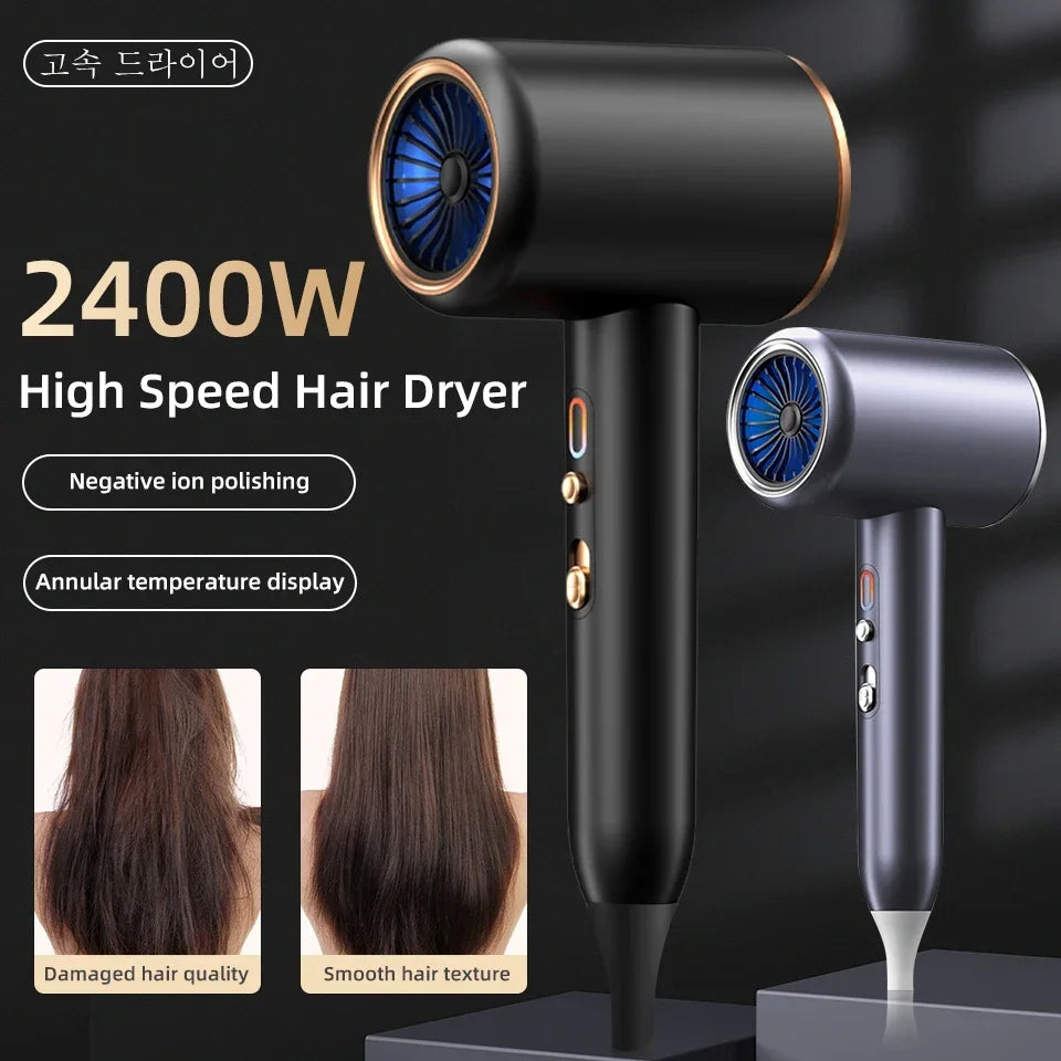 Professional 2400W Hair Dryer – The Ultimate Salon-Quality Tool