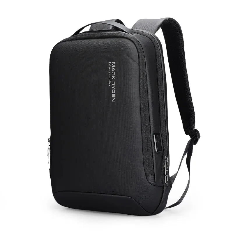 MARK RYDEN Slim Laptop Backpack for Men Business Minimalist Backpack YKK Zipper Scratch Resistant with USB