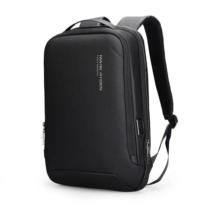MARK RYDEN Slim Laptop Backpack for Men Business Minimalist Backpack YKK Zipper Scratch Resistant with USB