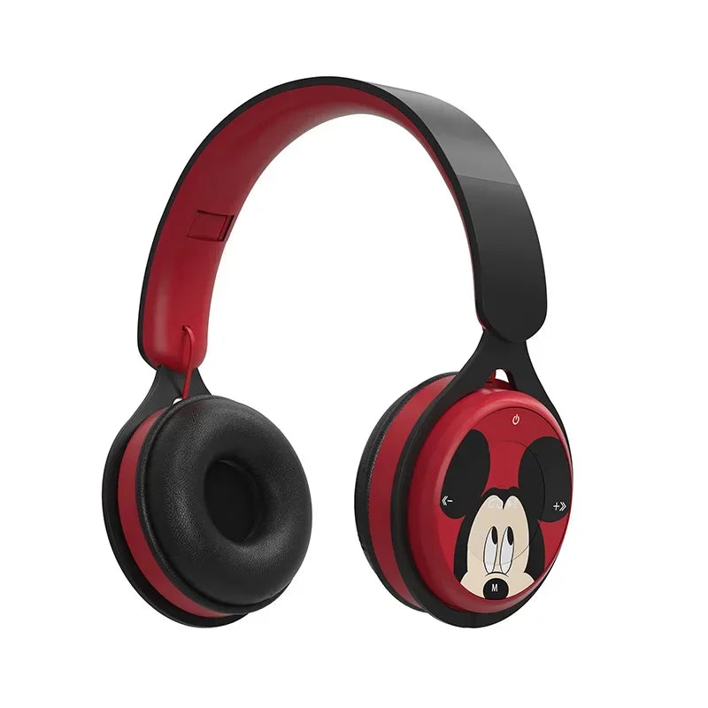 Disney Stitch Wireless Bluetooth Headphones AH-806 Hi-Fi Stereo Sound Foldable Design Fun Anime Style