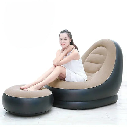 Fashion Inflatable Leisure Bean Bag Sofa Set Comfort, Style, and Versatility in One Set