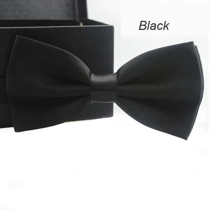 Classic Unisex Bow Tie – Adjustable Solid Color Bowtie for Men, Boys & Girls – Formal Wedding & Party Accessory