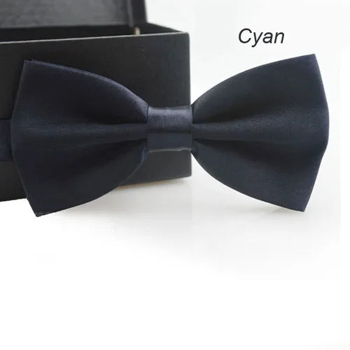 Classic Unisex Bow Tie – Adjustable Solid Color Bowtie for Men, Boys & Girls – Formal Wedding & Party Accessory
