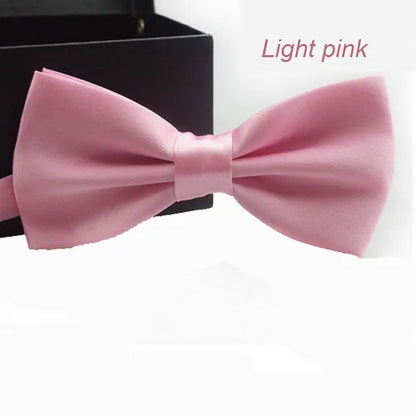 Classic Unisex Bow Tie – Adjustable Solid Color Bowtie for Men, Boys & Girls – Formal Wedding & Party Accessory