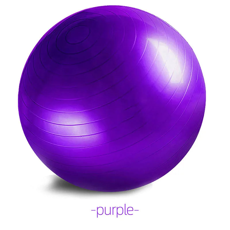 95Cm PVC Large Yoga Ball – Thickened Explosion-Proof, Slip-Resistant Fitness Ball with Pump for Pilates, Home Gym, and Rehabilitation